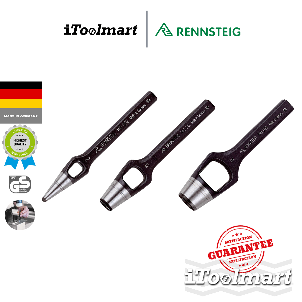 RENNSTEIG ตุ๊ดตู่เจาะรู มีขนาดให้เลือก 2 mm. - 24 mm.
