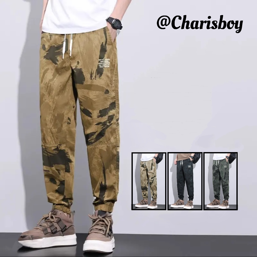 #K121#L-5XL#กางเกงลายพรางสำหรับฤดูร้อนแบบลำลอง ตัดเย็บอย่างประณีต เนื้อผ้าระบายอากาศได้ดี มีดีไซน์โลโก้ภาษาอัง กฤษ กระเป