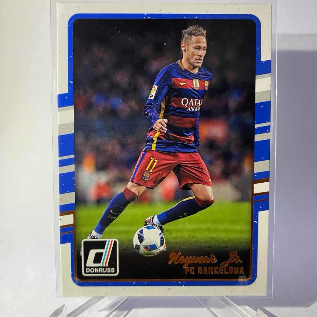 การ์ดนักฟุตบอล NEYMAR JR., BARCELONA,  PANINI DONRUSS 2016