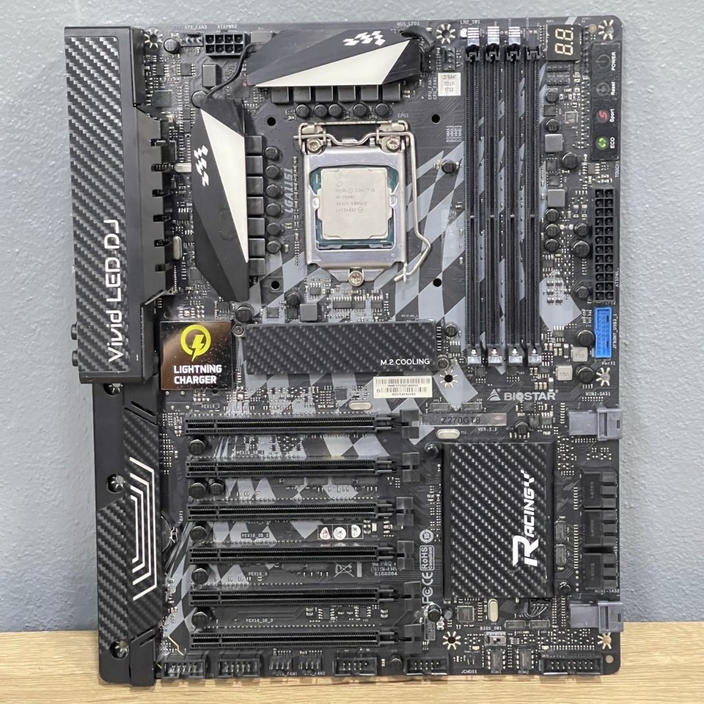 cpu i5-7600k MB biostar Z270GT8 มือสองอ่านรายละเอียดก่อนซื้อ