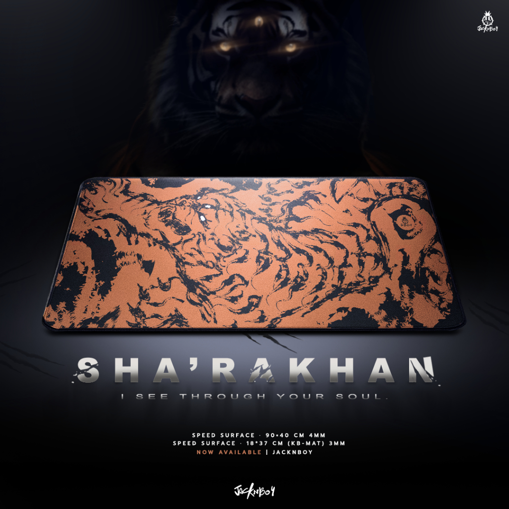 Jacknboy Unique Mousepad : SHARAKHAN (ชาราคาน) 90x40 cm.