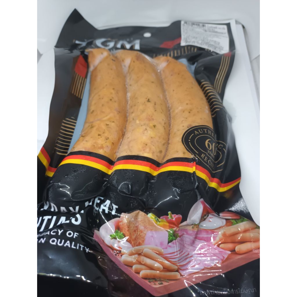 Smoked Cheese Sausage TGM 300 gram/ไส้กรอกชีสรมควัน หมูผสมไก่ 300 กรัม ตรา ทีจีเอ็ม