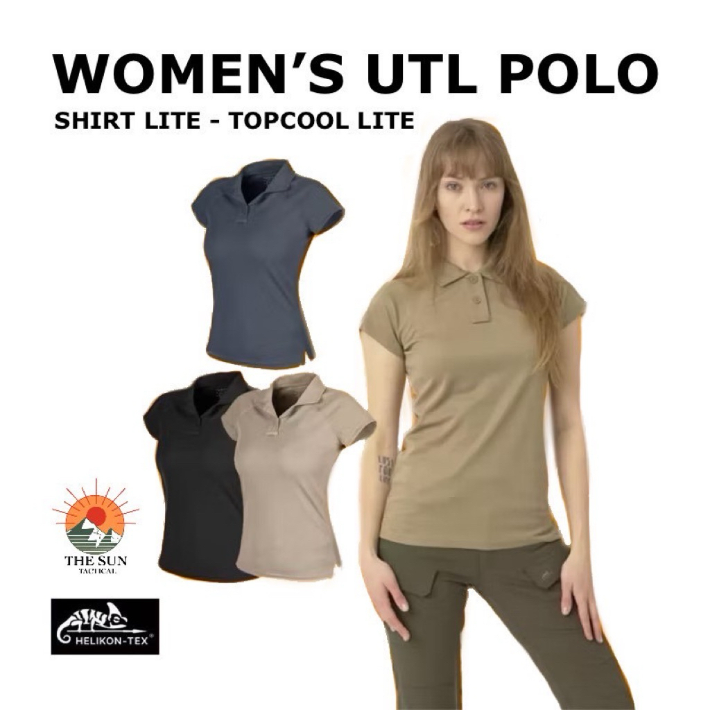 เสื้อโปโล WOMEN’S UTL® POLO SHIRT - TOPCOOL LITE HELIKON-TEX