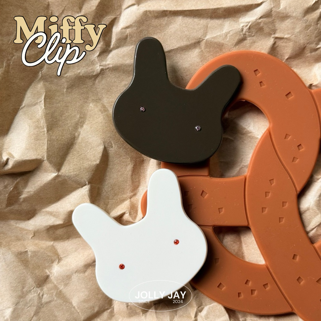 New .•+* ☁️Miffy Hair Clip กิ๊บพร้อมส่งในไทย