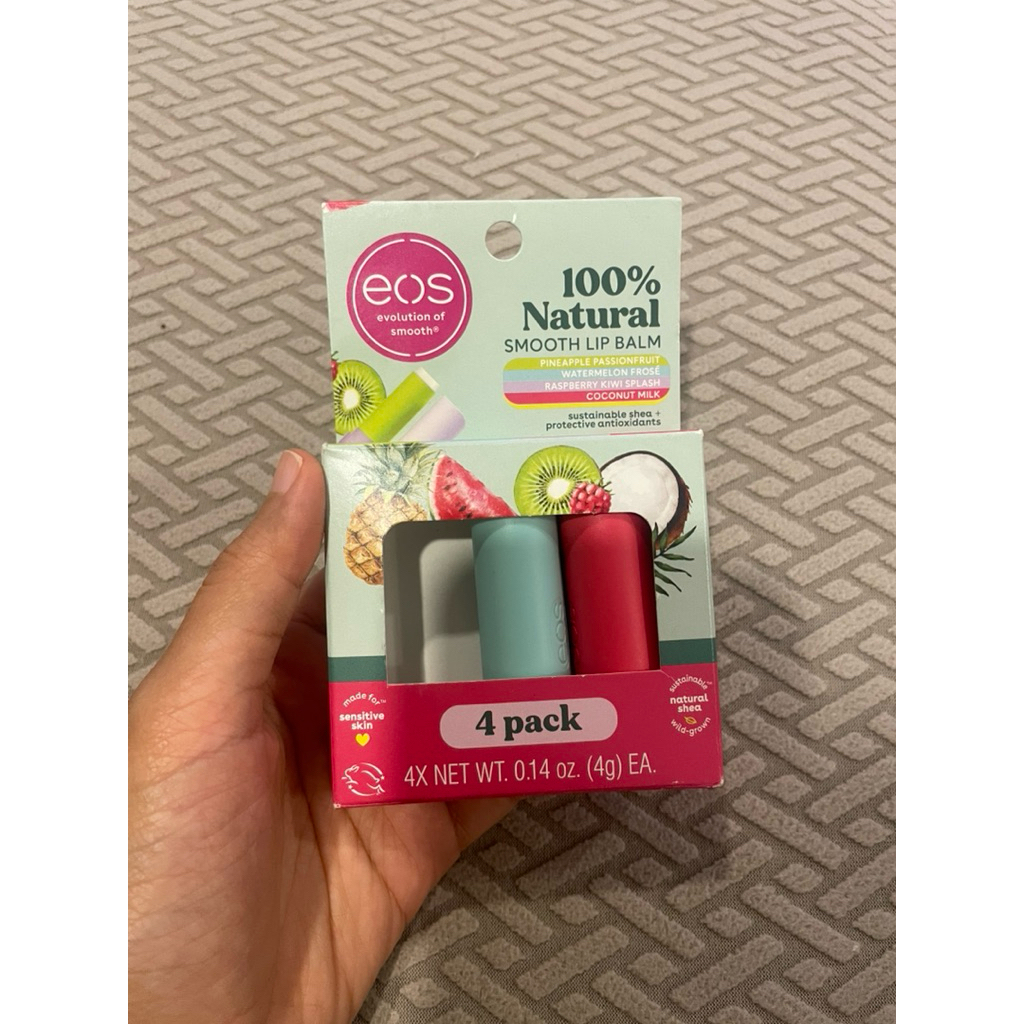 new ลิปมัน eos ไม่มีสี