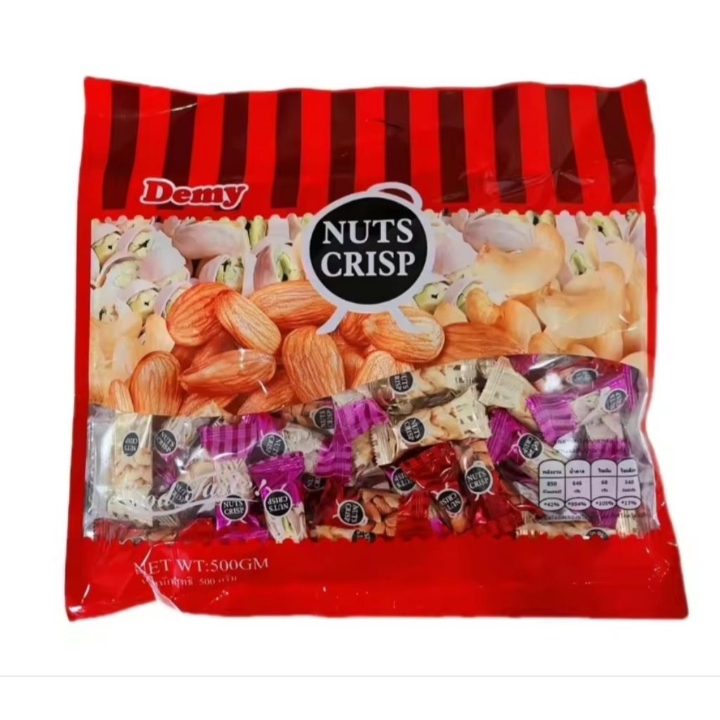 ถั่วอัดแท่ง NUTS CRISP ขนมตุ๊บตั๊บ