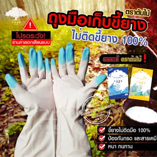 (พร้อมส่ง)ถุงมือกรีดยาง pvc 10 คู่ ถุงมือเก็บขี้ยางไม่ติดมือ…