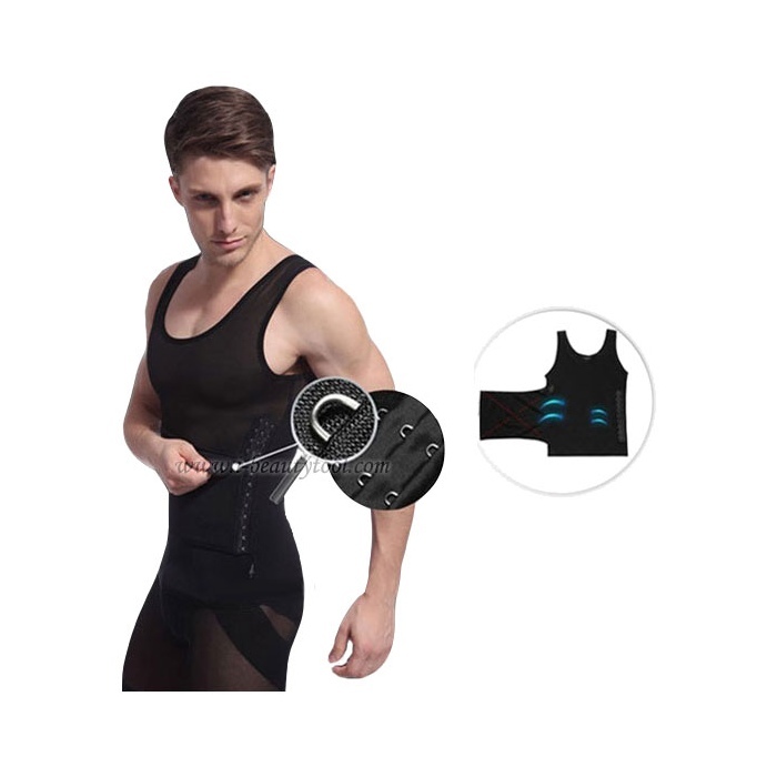 i-beautytool  เสื้อกล้ามกระชับสัดส่วนผู้ชาย เก็บพุง เก็บหน้าท้องรุ่นปลอกเอว