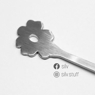 Silv ช้อนตักมัทฉะ (Chashaku) ปลายดอกป๊อปปี้ ผลิตจากสเตนเลส 3…