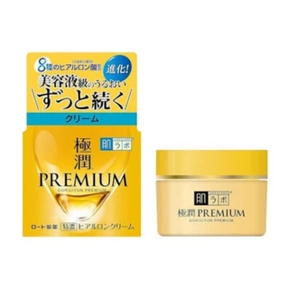 [แท้จากญี่ปุ่น!]Hada Labo Gokujun Premium Hyaluron Cream 50 g ครีมฮาดะ ลาโบะ และ All in one Gel 100g