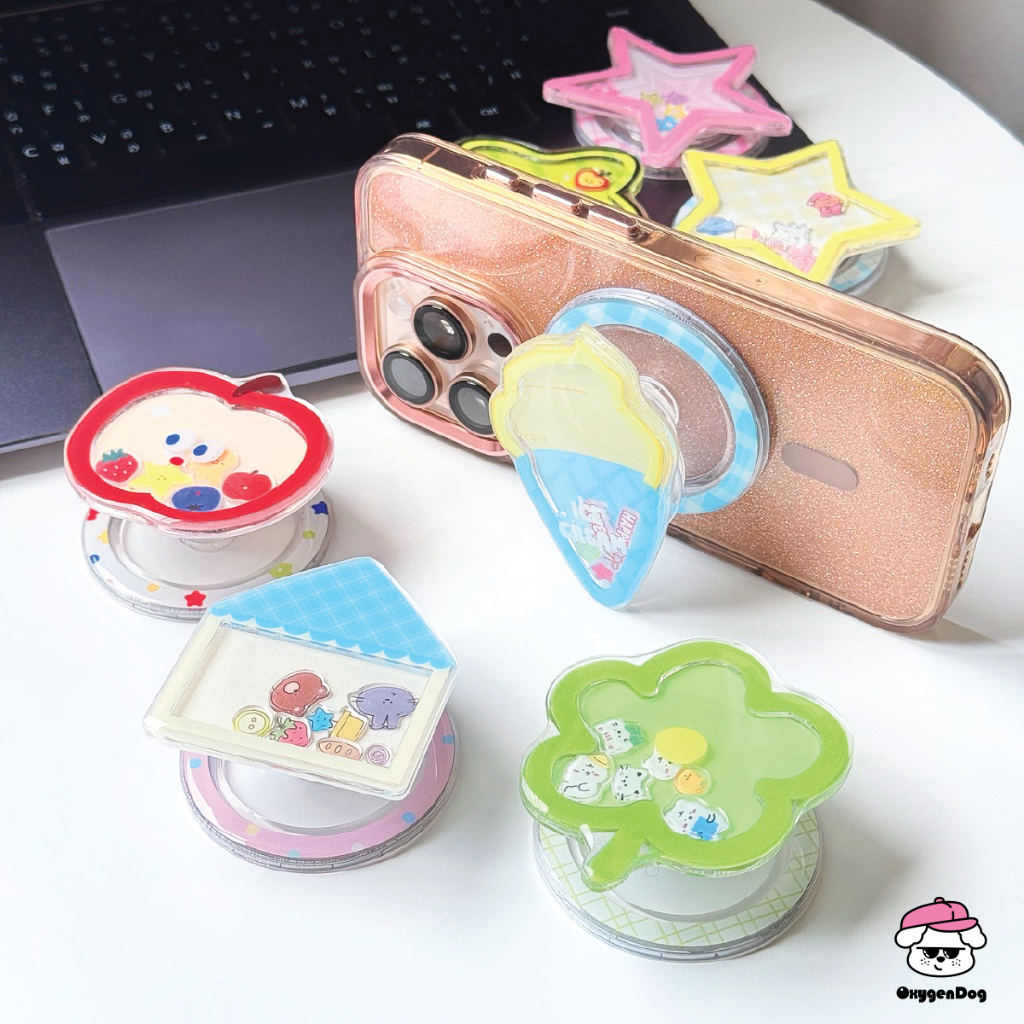 Oxygendog giptok แม่เหล็ก ลายการ์ตูน BB For iphone และเคสมือถือทุกรุ่น ที่เป็นแม่เหล็ก - รูปที่ 2