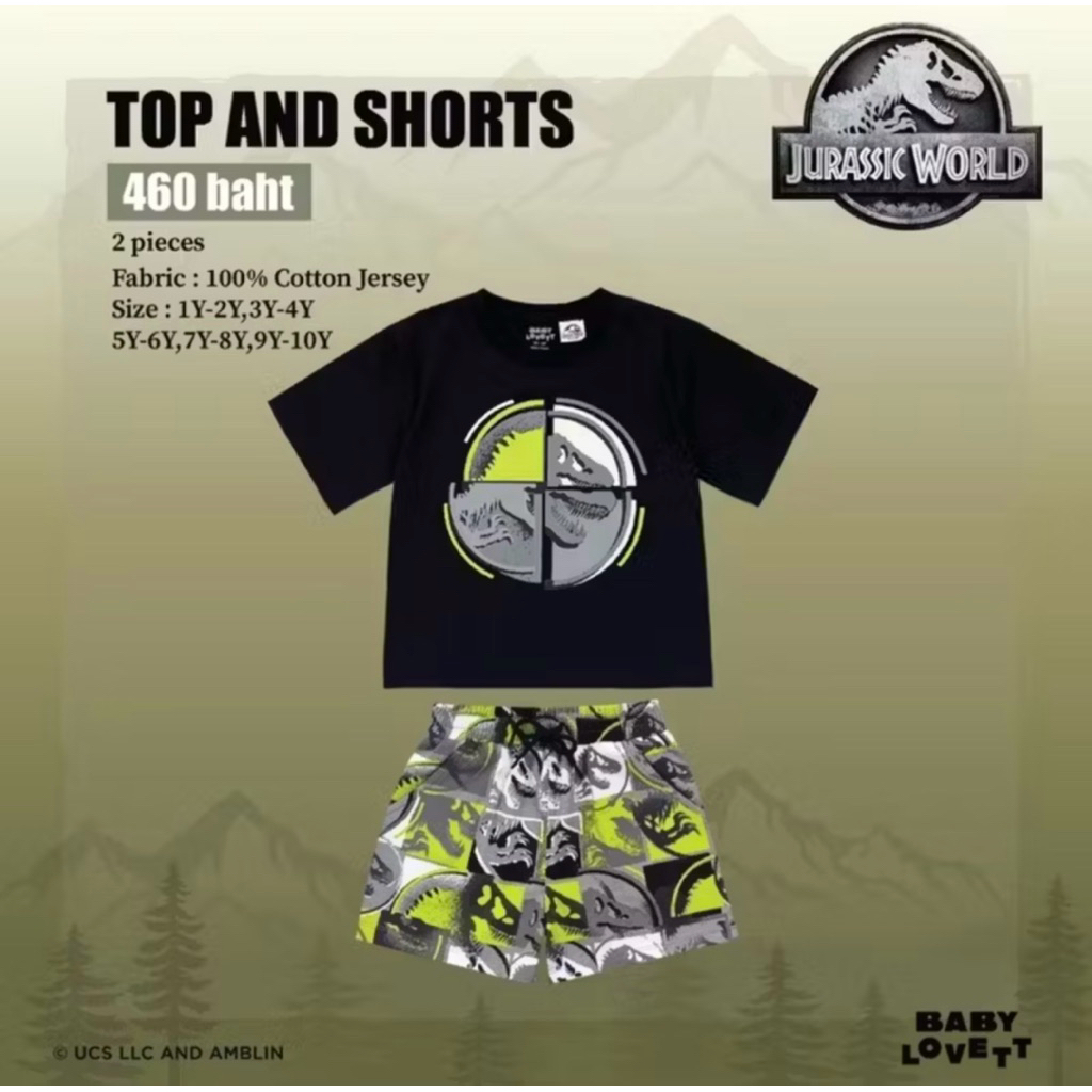 BabyLovett- Jurassic World ( Size 1-2Y ) Likenew!!