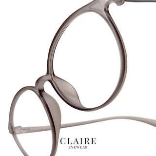CLAIRE : (AD) แว่นสายตาสั้นขานิ่ม รุ่น "All Day" แว่นกรองแสงสีฟ้า กันแดดUV400 ออกแดดเลนส์เปลี่ยนสี "ชา" | Glasses