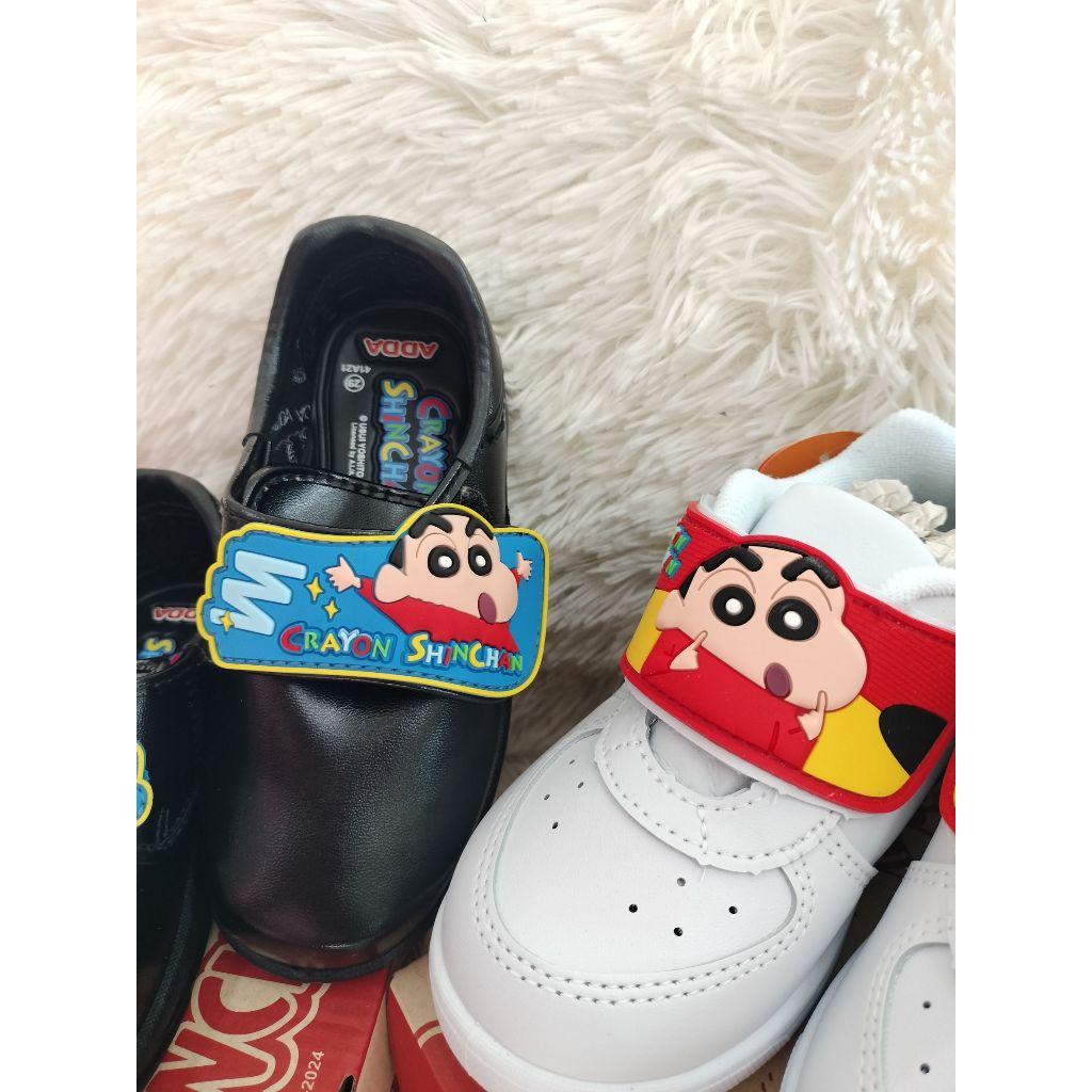 รองเท้านักเรียน รองเท้าอนุบาล ชินจัง  เด็กผู้ชาย ADDA สินค้ามีพร้อมส่ง