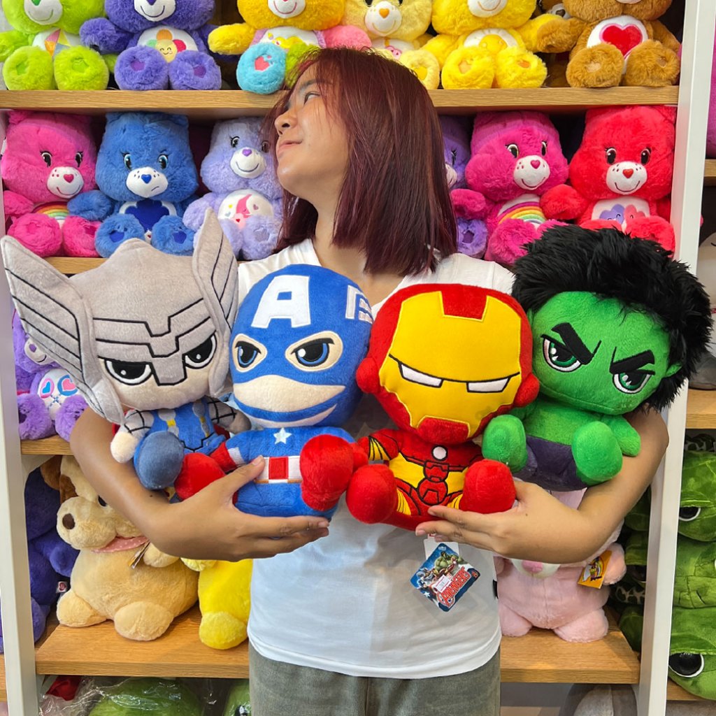 DISNEY ตุ๊กตา Avengers อเวนเจอร์ (ไอรอนแมน / กัปตันอเมริกา / ฮัค / ธอร์) ขนาด 12" ยืน (สินค้าลิขสิทธิ์แท้)