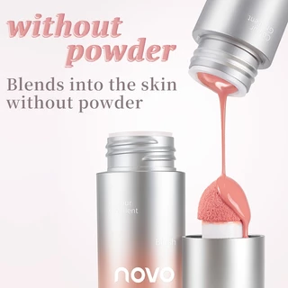 6546 (ใหม่/แท้) NOVO BLUSH LIQUID บลัชออน ปัดแก้มแบบน้ำ สีสวย ติดทน กันน้ำ