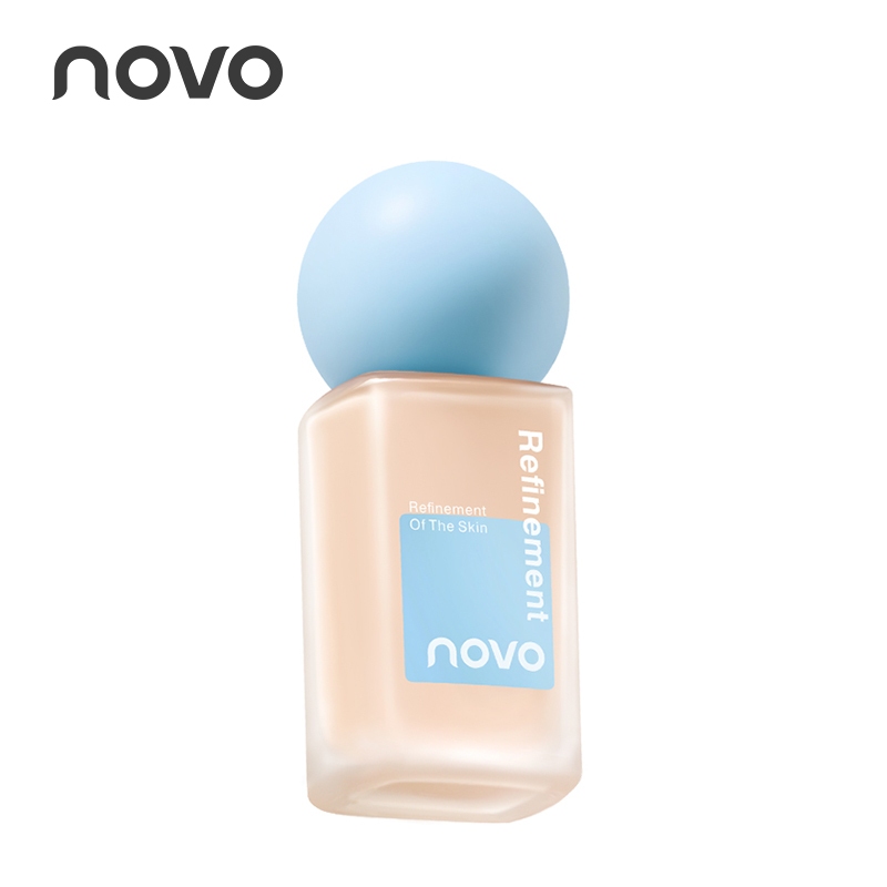 9005 (ใหม่/แท้) NOVO Foundation รองพื้น ปกปิด คุมมัน เนื้อบางเบา กันน้ำ ติดทน