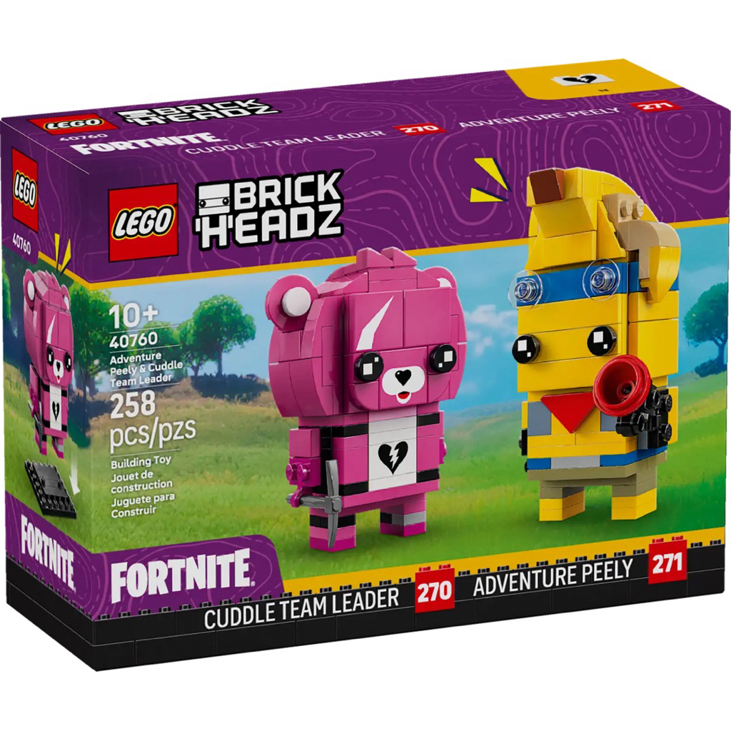 Lego BrickHeadz 40760 Adventure Peely & Cuddle Team Leader