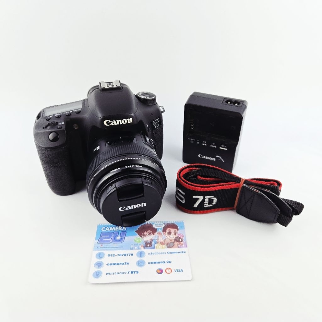 Canon EOS 7D + YN 85mm f1.8  used