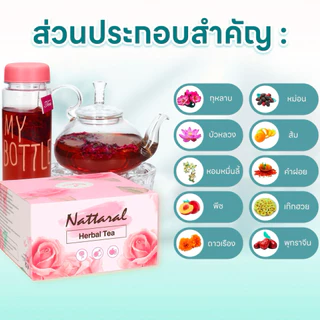🔥ใหม่ SET10วัน [1แถม1] ชาสมุนไพร ตรา ณัฐฐารัล มีอย. และ มีใบอนุญาตโฆษณา