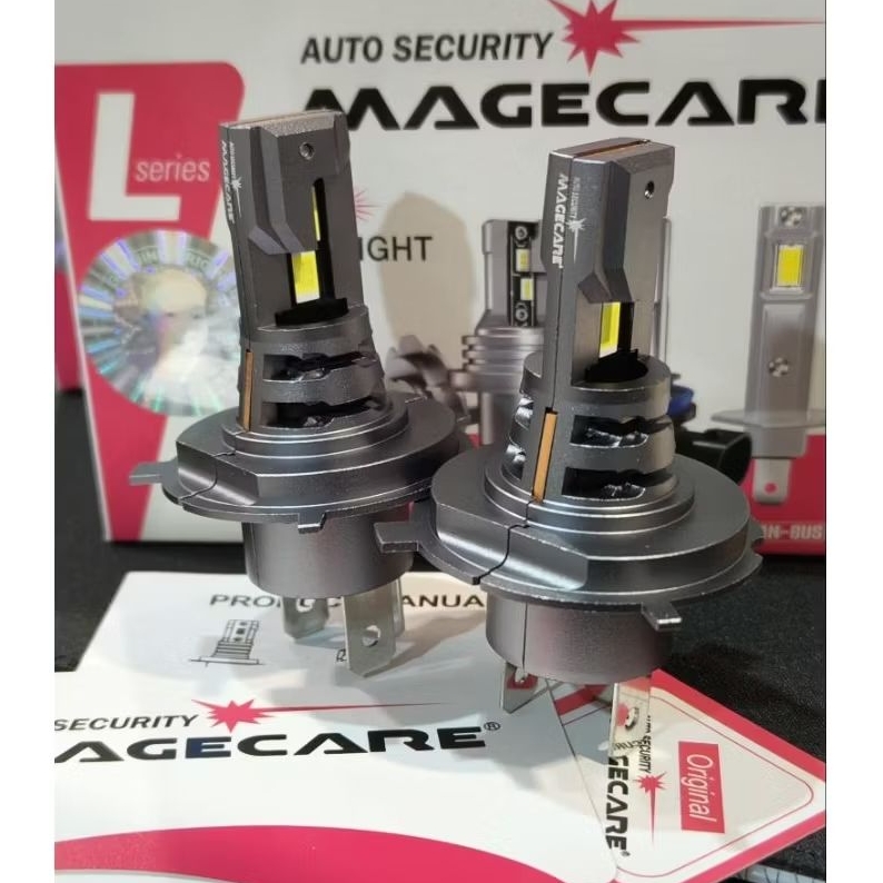 H4 LED Magecare หลอดไฟ H4 2500 Lumen 6500K รับประกัน 1 ปี Guihardsale