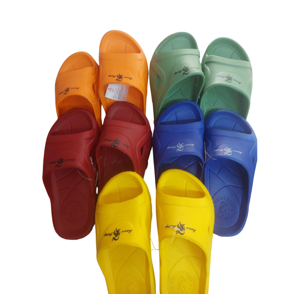 MP-522 รองเท้าแตะแบบสวมชาย รุ่นเบา นุ่ม สีดำ marcopony - รูปที่ 2