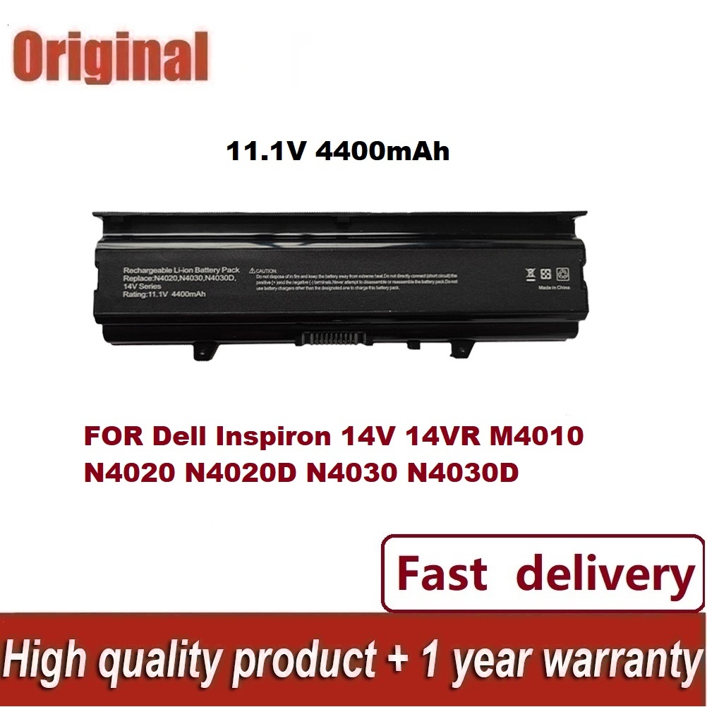 ✨TKV2V ใหม่แบตเตอรี่ Dell Battery Notebook (Inspiron N4020, N4030, 14V, 14VR, M4010, N4030D Series) FMHC10