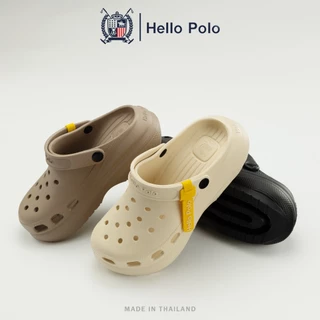 Hello Poloรองเท้าแตะผู้หญิง รองเท้าแตะลําลอง เบาสบาย พื้นนิ่ม ลําลอง พื้นหนา ระบายอากาศได้ดี นิ่มเหมือนเหยียบขี้HP8052