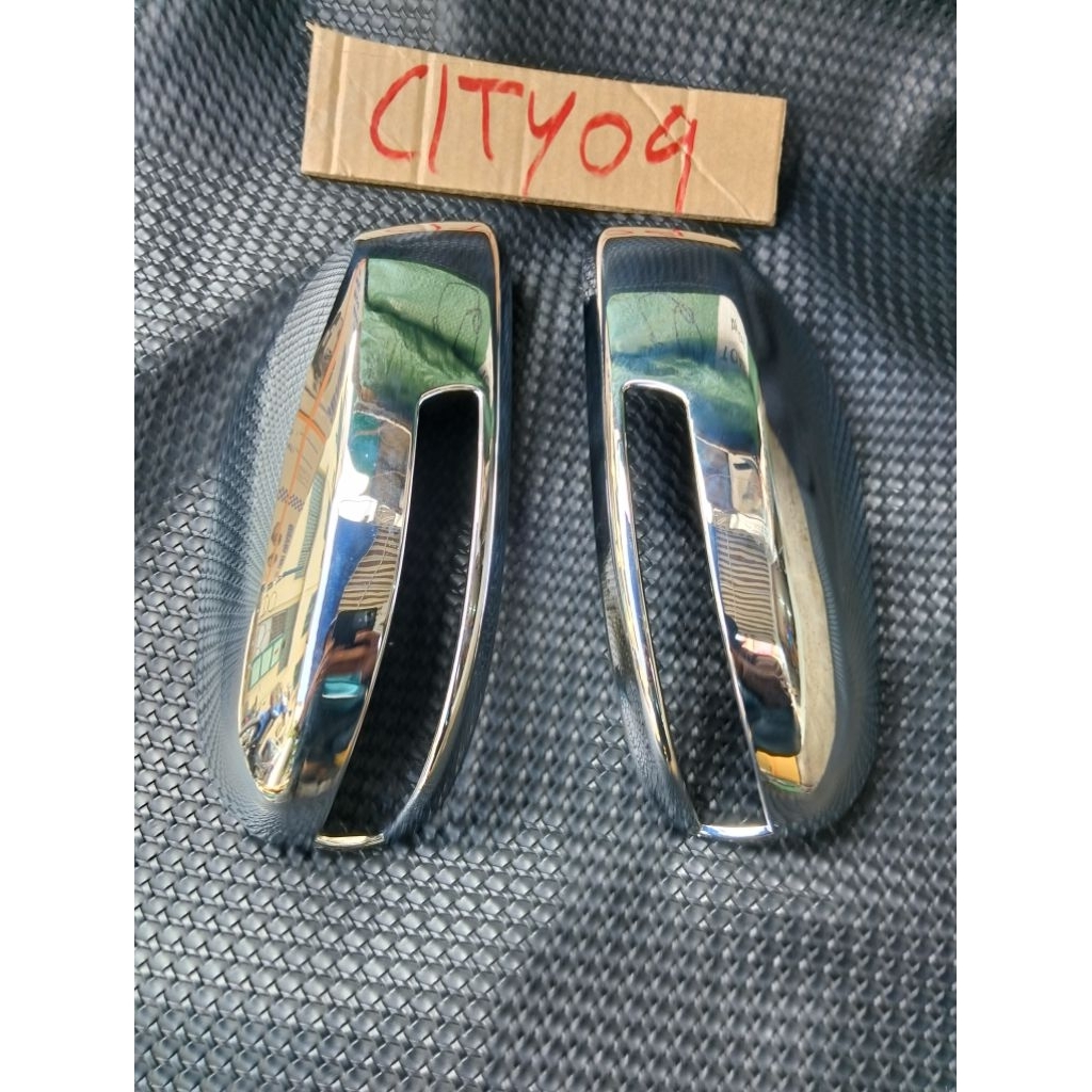 ครอบกระจก มองข้าง city 2008-2013 ซ้ายขวา1คู่เว้าไฟเลี้ยว ( LH-C303 )
