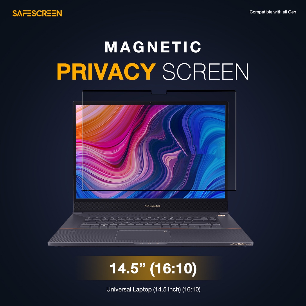 ฟิล์มกันเสือก แบบแม่เหล็ก สำหรับ Universal Laptop 12.5