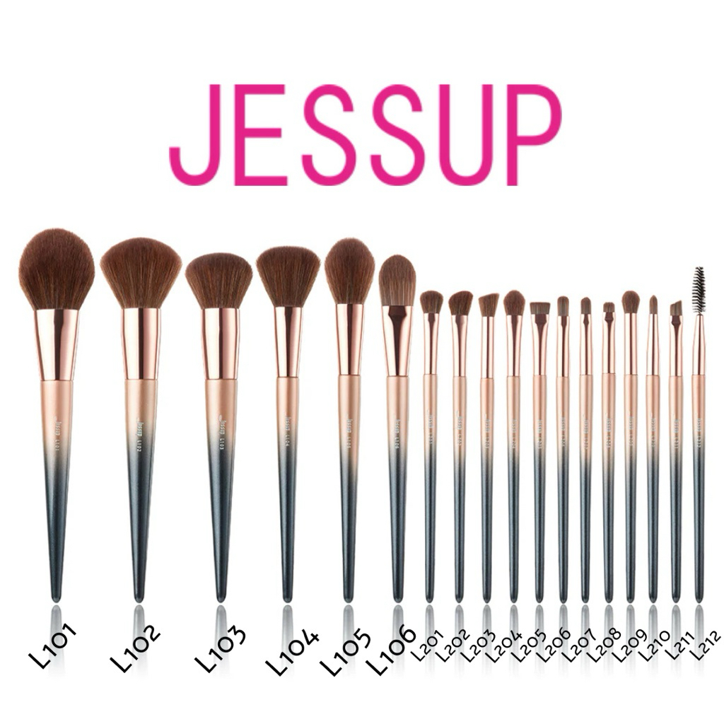 (Jessup แท้- แบ่งขาย) แปรงแต่งหน้า Jessup Luxury 18pcs Makeup Brush Set