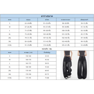 S-5XL กางเกงยีนส์ผู้หญิงทรงหลวม สไตล์อเมริกันย้อนยุค สีดำและเทา การออกแบบใหม่สวมใส่ง่าย