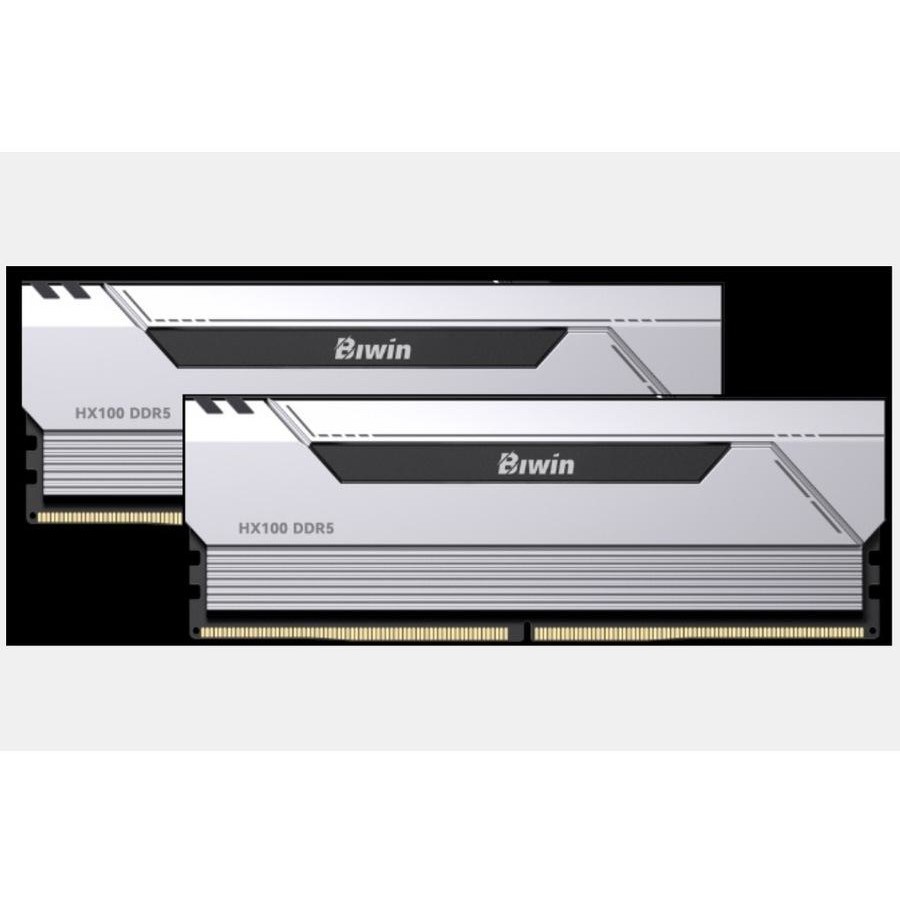 32GB (16GBx2) RAM DDR5 6000mhz BIWIN HX100 Heatsink Silver Black (BXH53260HX1-D36DS)