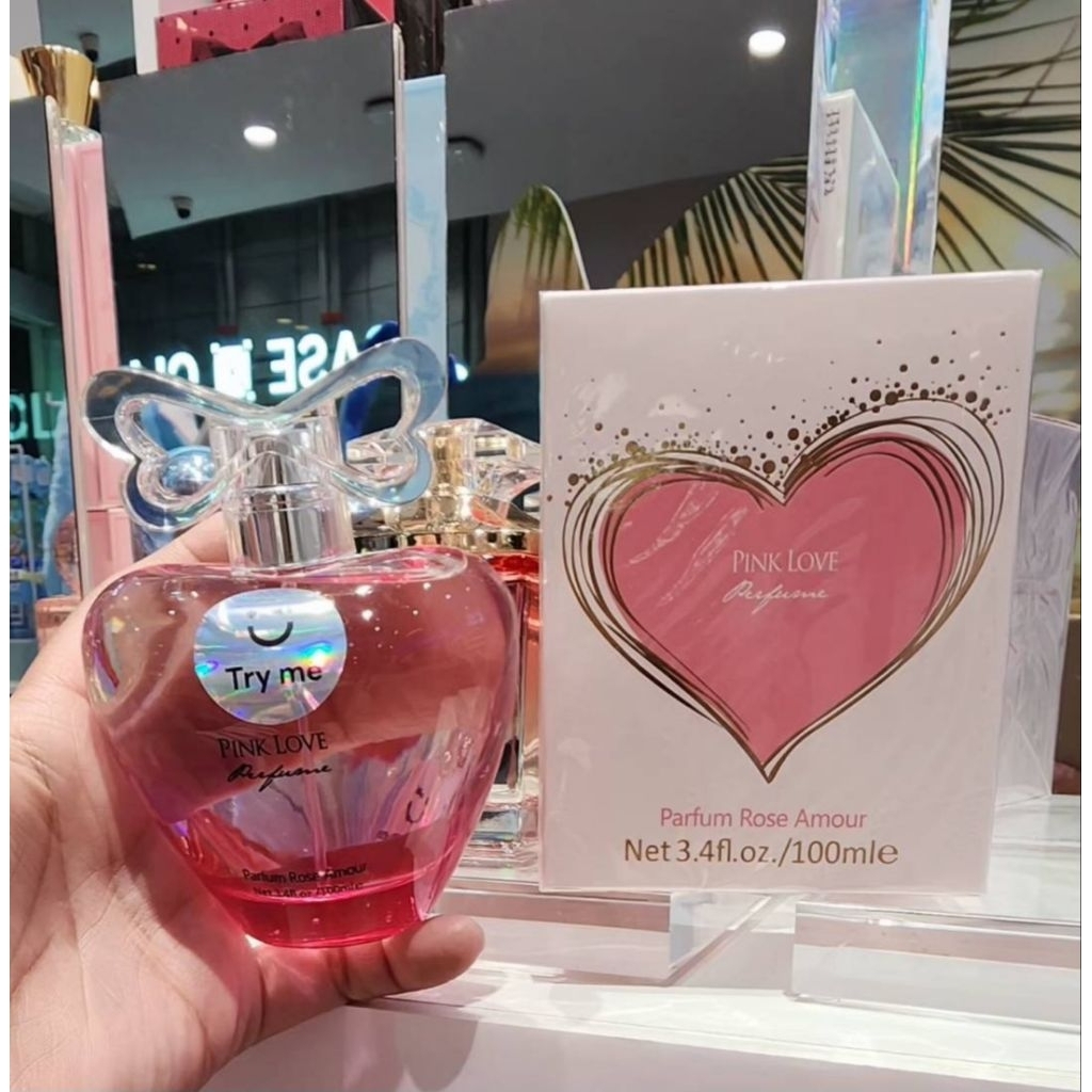 Miniso น้ำหอมผู้หญิง Pink Love perfume 100.mlลิขสิทธิ์แท้