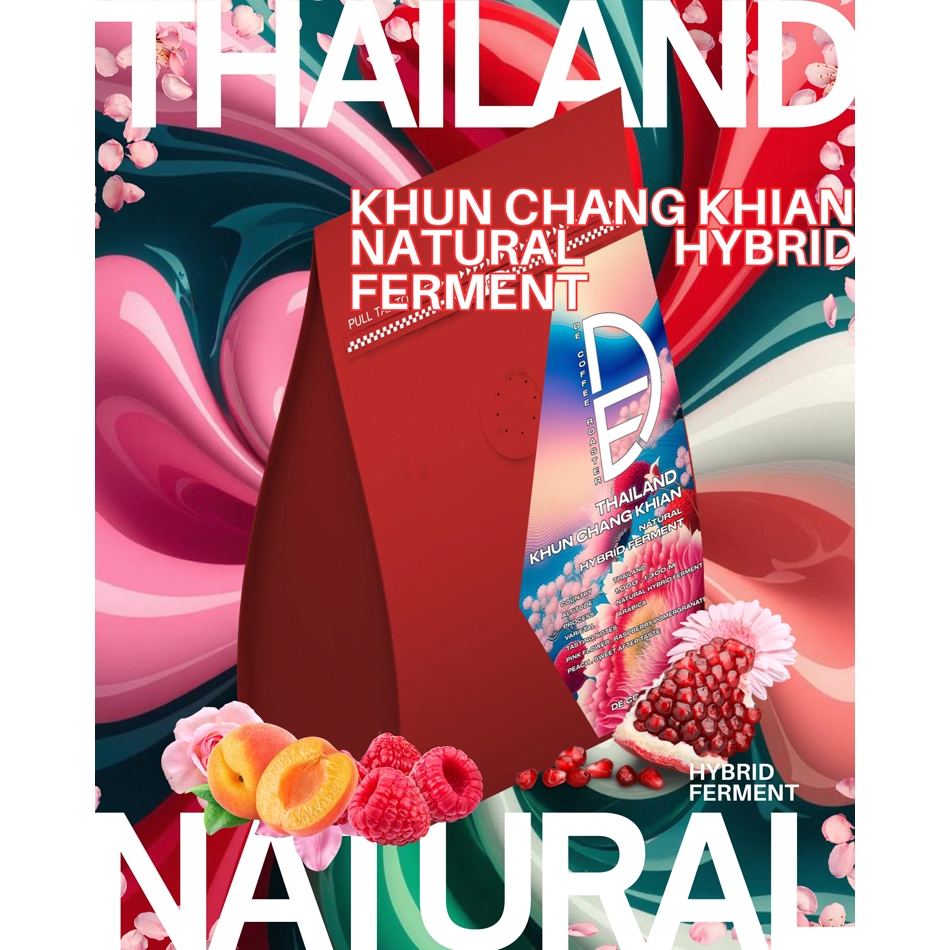 เมล็ดกาแฟคั่ว ขุนช่างเคี่ยน natural hybrid ferment 200G