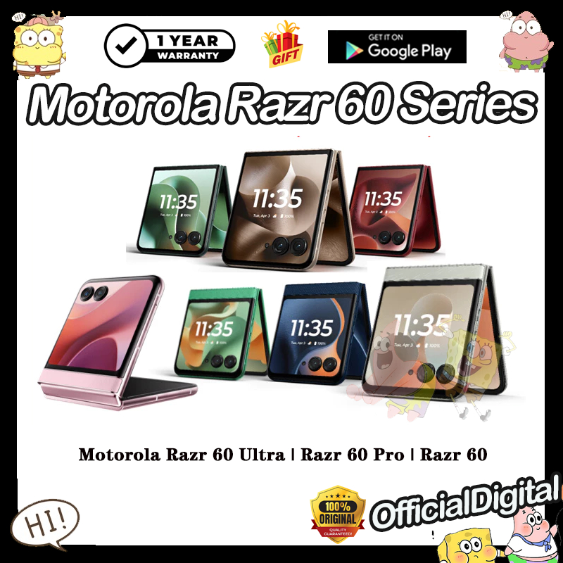 Global Motorola Razr 60 Ultra Snapdragon 8 Elite Motorola Razr 60 Pro Snapdragon 8sGen3 Motorola Raz