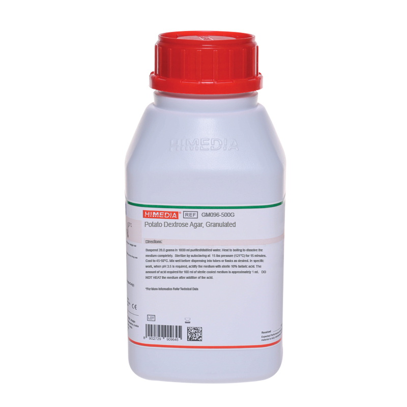 อาหารเลี้ยงเชื้อ Potato Dextrose Agar,Granulated (PDA), 500 G.HiMedia