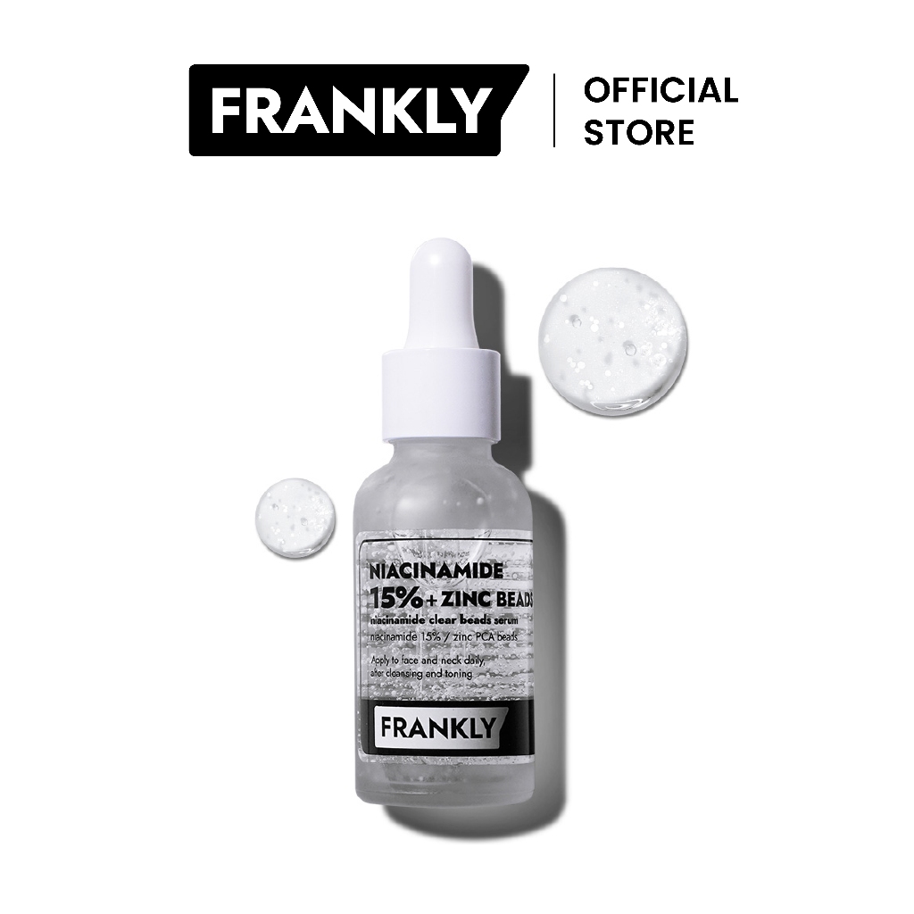 FRANKLY Niacinamide 15%+ Zinc Beads | แฟรงคลี ไนอะซินาไมด์ 15% พลัส ซิงค์ บีดส์ | FRANKLY Official Store