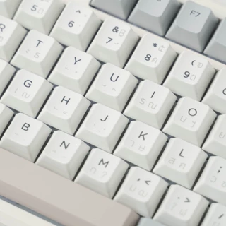 [ประกัน 1 ปี] คีย์บอร์ด Epomaker Galaxy100 Grey เลเซอร์ไทยฟรีทักแชท Hotswap RGB