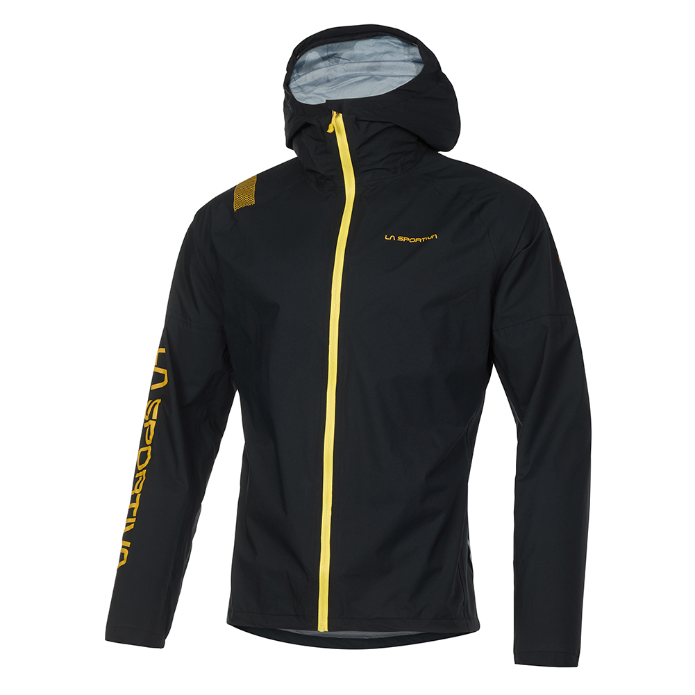 LA SPORTIVA POCKETSHELL JKT MEN BLACK - เสื้อกันฝน วิ่งเทรล ผู้ชาย