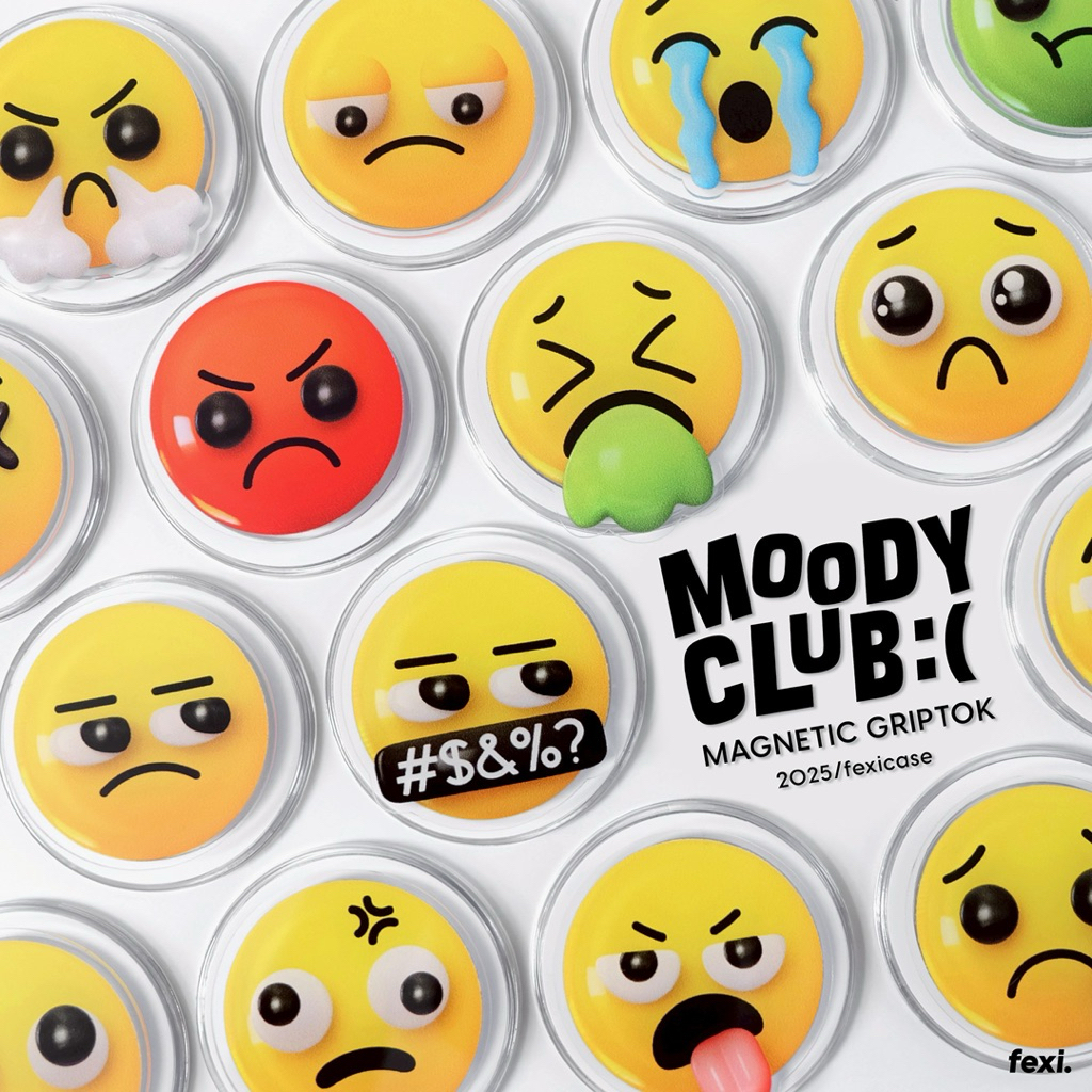 Magnet Griptok “Mooddy Club Collection” ใช้กับเคสแม่เหล็กเท่านั้น