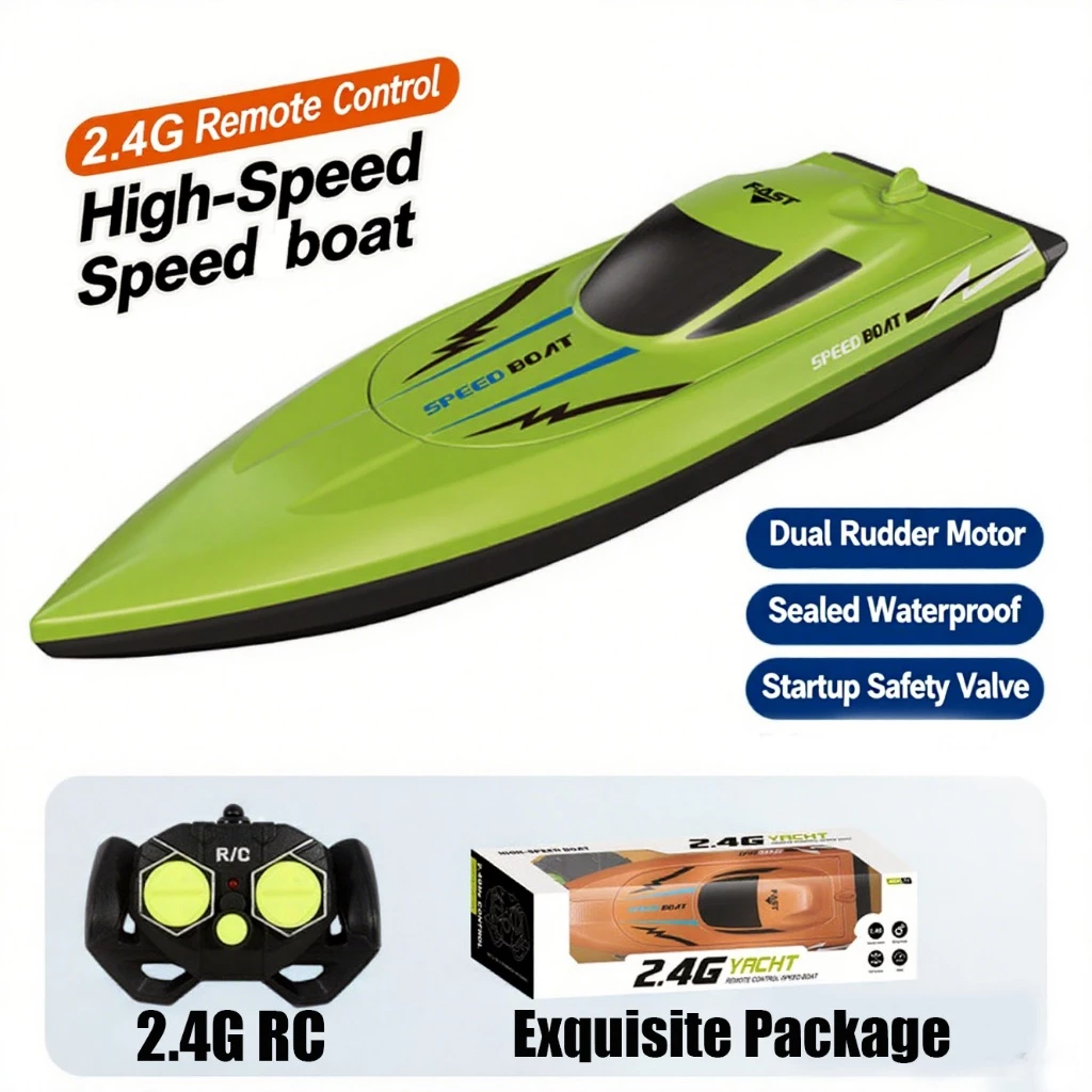 JoyToys เรือบังคับทางไกล 2.4GHz สำหรับเด็ก เรือเล่นของเล่น เรือสปีดสูง สำหรับสระน้ำ thumbnail 9