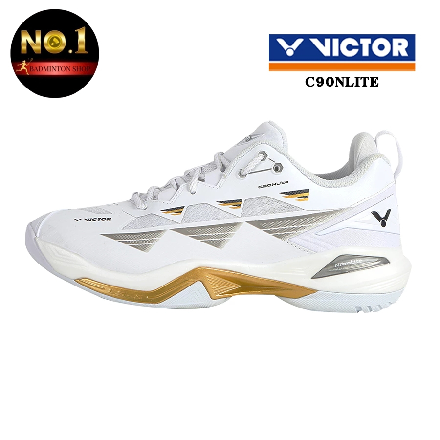 VICTOR รองเท้ากีฬาแบดมินตัน รุ่น C90 Nitrolite แท้ 💯 By. No.1 Badminton Shop (โปรดอ่านรายละเอียดก่อน