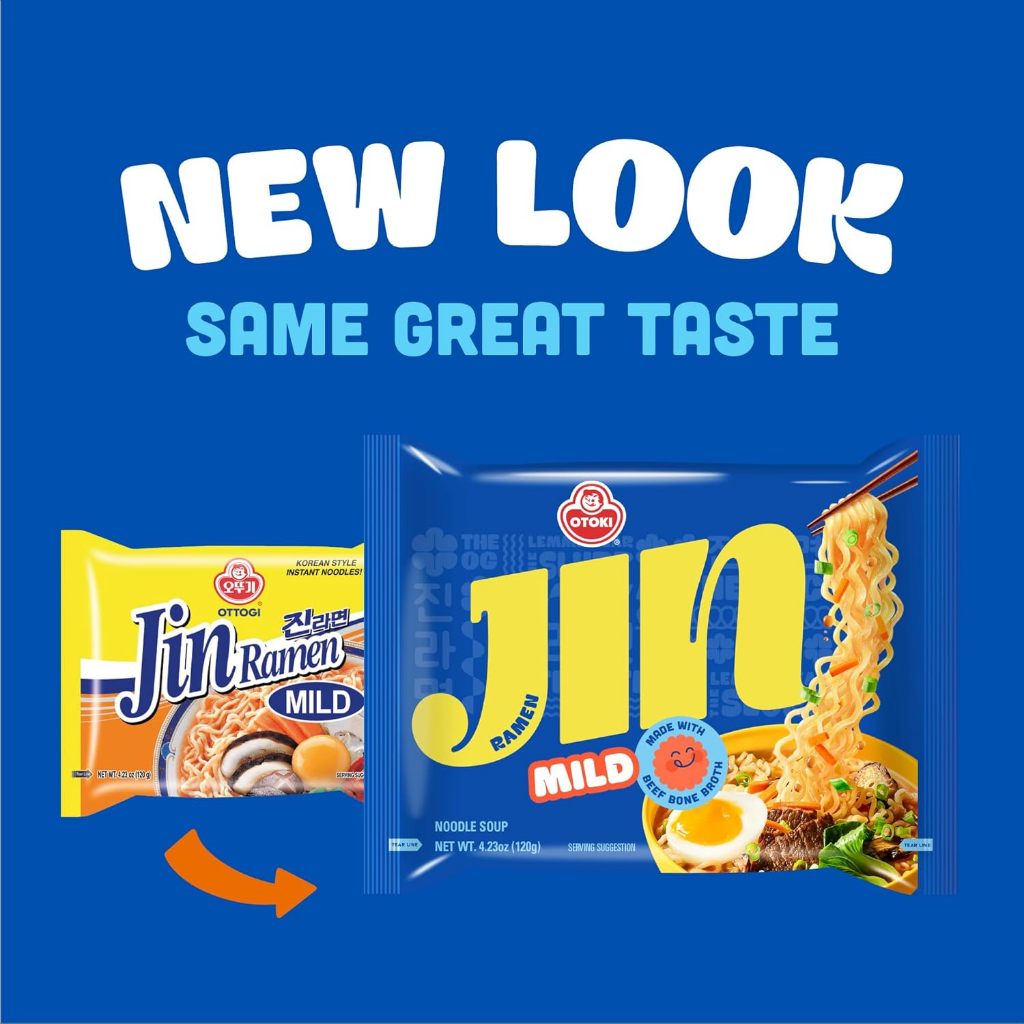 Ottogi Jin Ramen Mild  โอโตกิ จิน ราเมง รสไมลด์ รามยอน