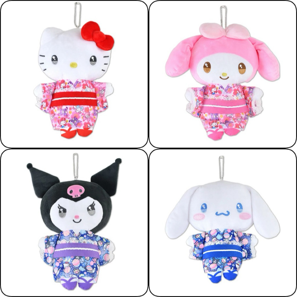 Sanrio พวงกุญแจตุ๊กตา Japanese Pattern Series