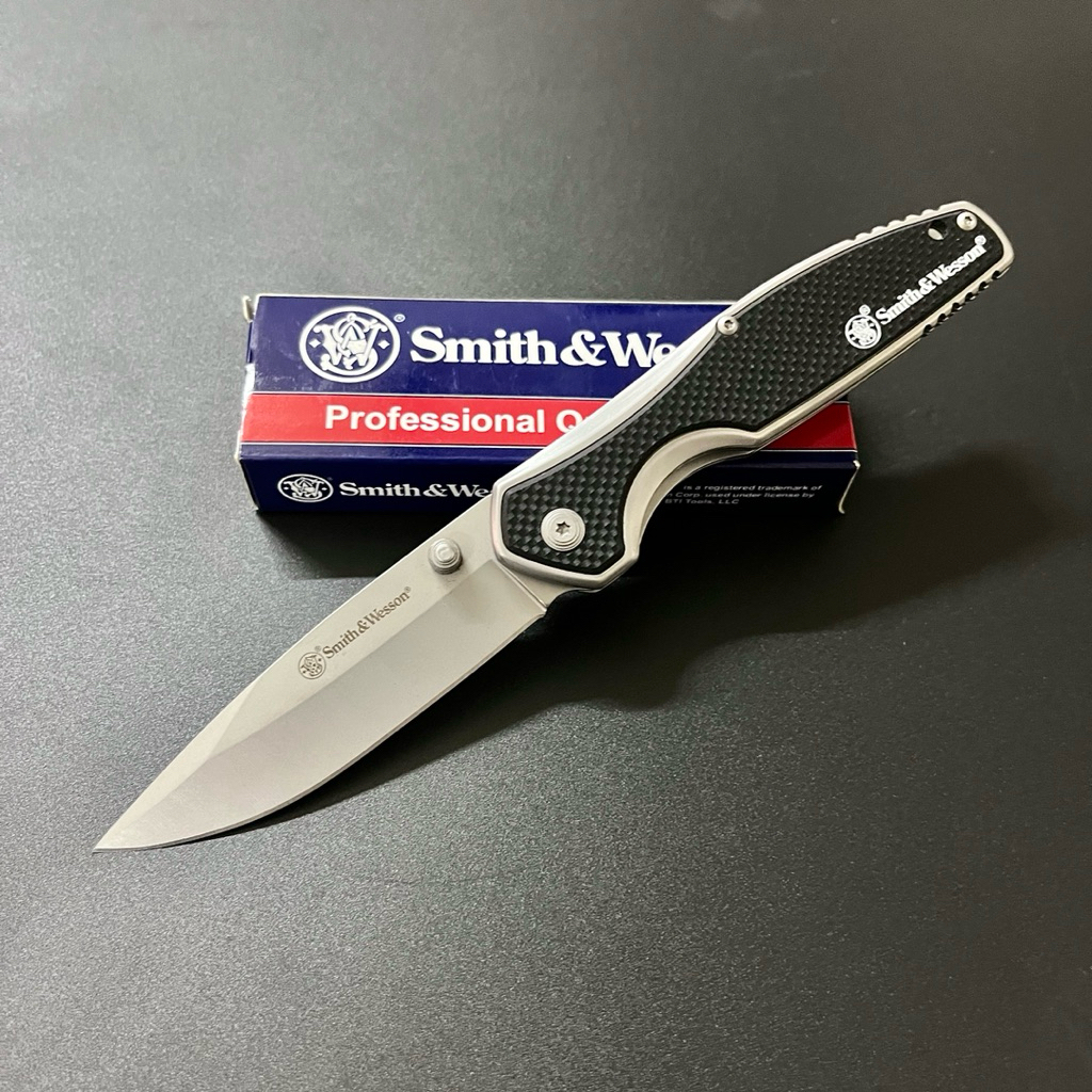 มีดพับ Smith&wesson ขนาด 21 CM มี 3 สี มีดปอกผลไม้ เดินป่า สันหนาและกิจกรรมต่างๆ