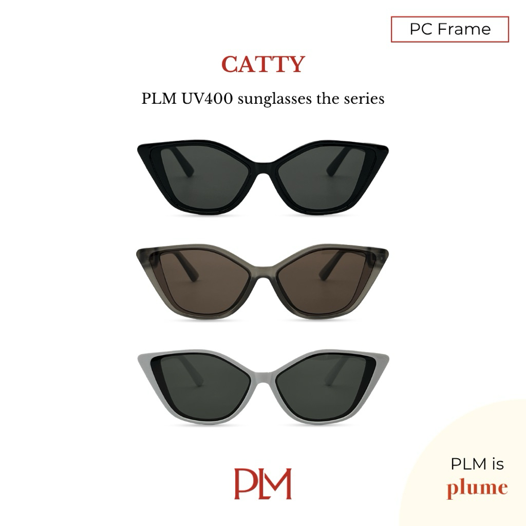 PLM (plume.bkk) แว่นกันแดดรุ่น 'Catty' Sunglasses