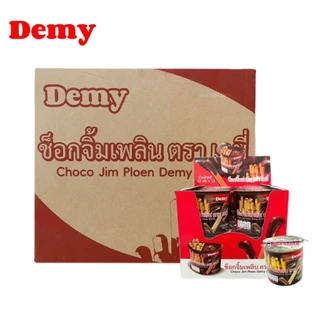 ช็อกจิ้มเพลิน Choco Jim Pluen ตราเดมี่(1 ลังมี 8 กล่อง)