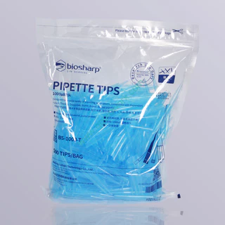 ปิเปตทิป 1000 ul Blue | Pipette Tip (500 pcs/bag) ยี่ห้อ Biosharp