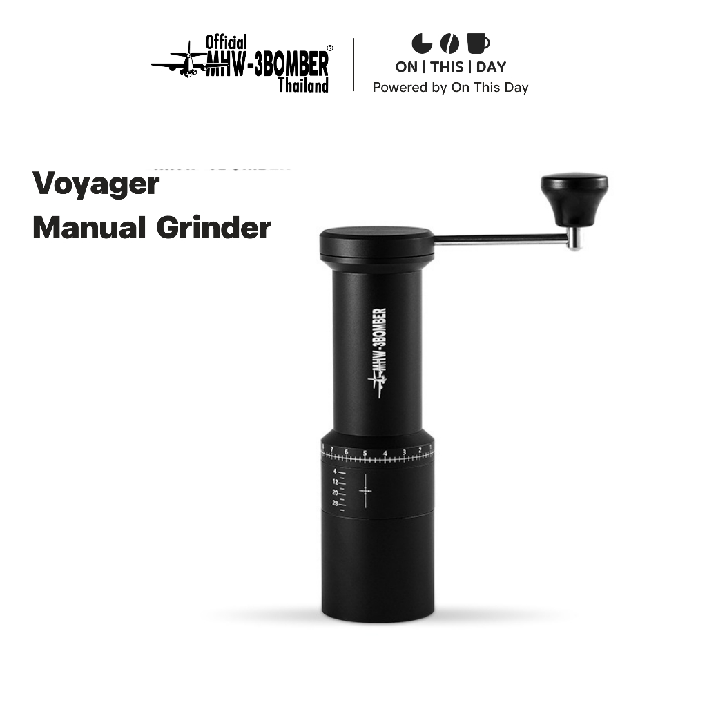MHW-3BOMBER Voyager Manual Grinder เครื่องบดกาแฟมือหมุน